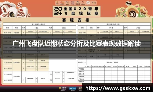 广州飞盘队近期状态分析及比赛表现数据解读