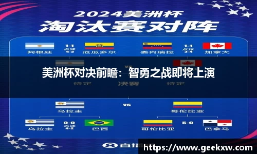 美洲杯对决前瞻：智勇之战即将上演