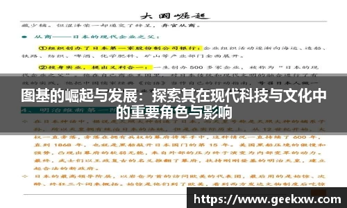 图基的崛起与发展：探索其在现代科技与文化中的重要角色与影响